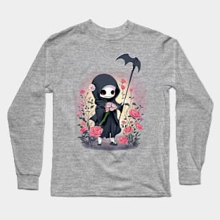 Grim Reaper in Love Long Sleeve T-Shirt